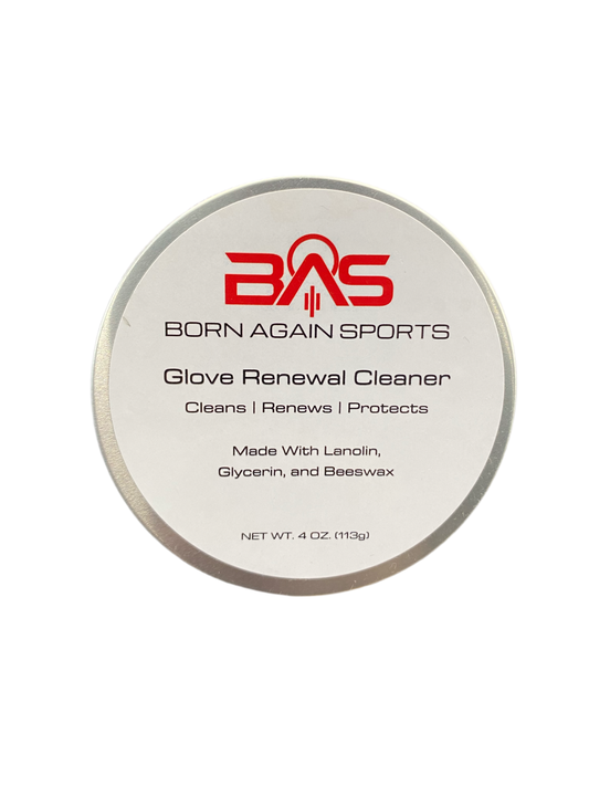 BORN AGAIN SPORTS Baseball & Softball Glove Renewal Cleaner 4oz