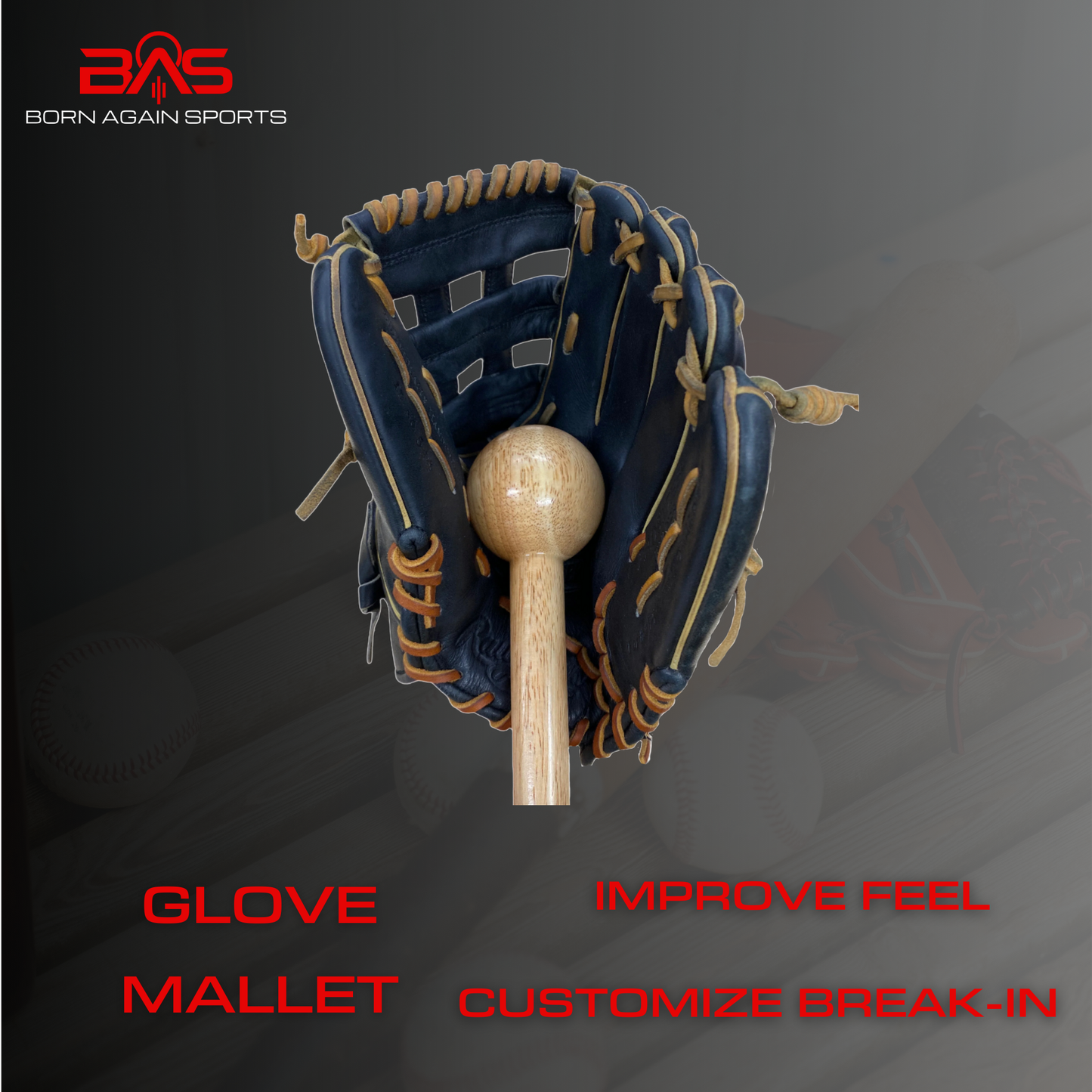 BORN AGAIN SPORTS Glove Mallet